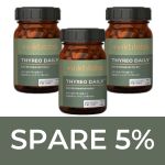 Oferta especial para Thyreo Daily: Todos los componentes esenciales para la producción de hormonas tiroideas (60 cápsulas)