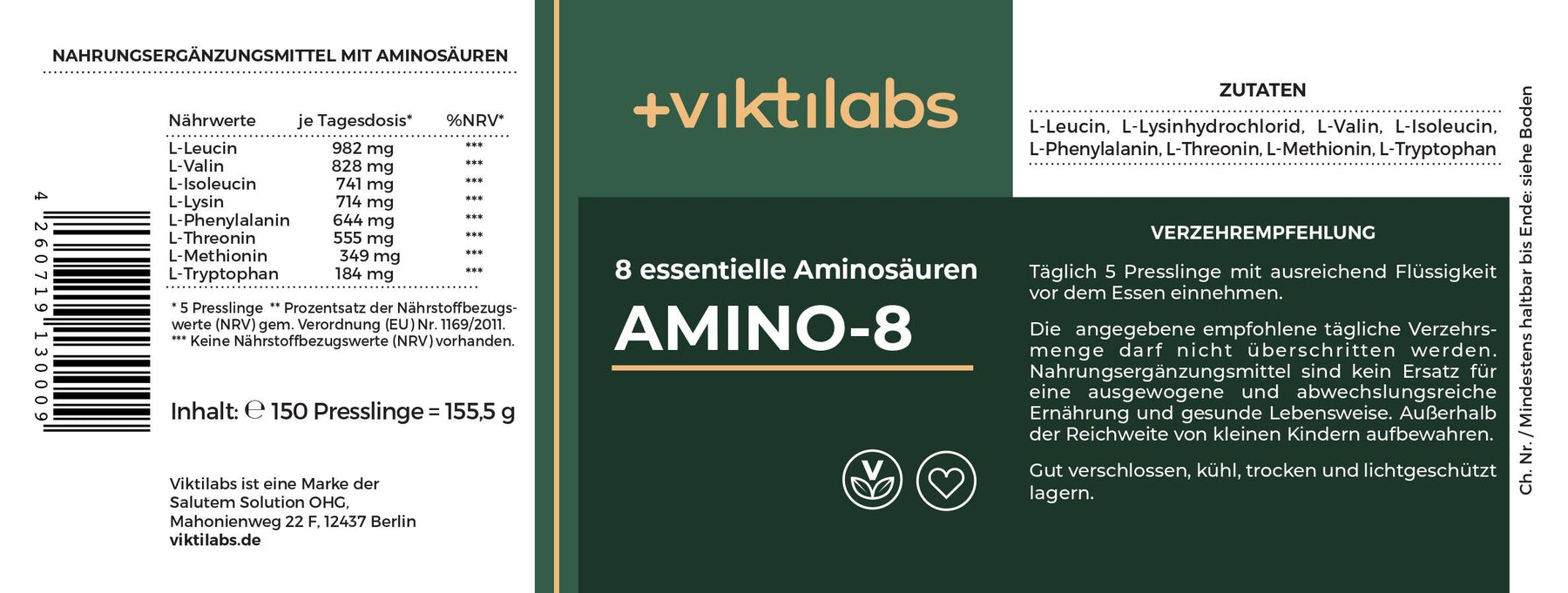 Offer for Amino 8: All essential amino acids