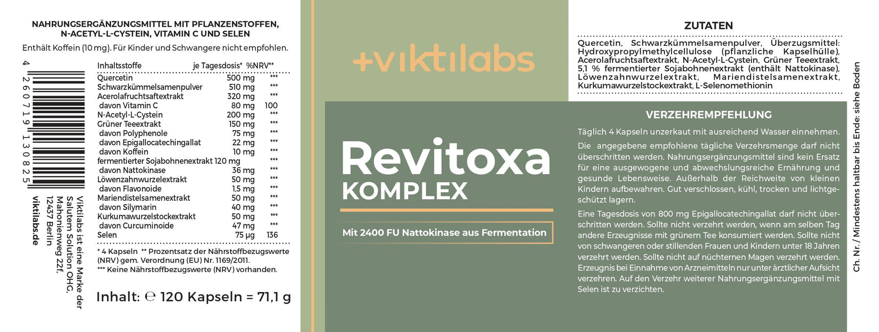 Revitoxa Complex: Natural vitality and protection