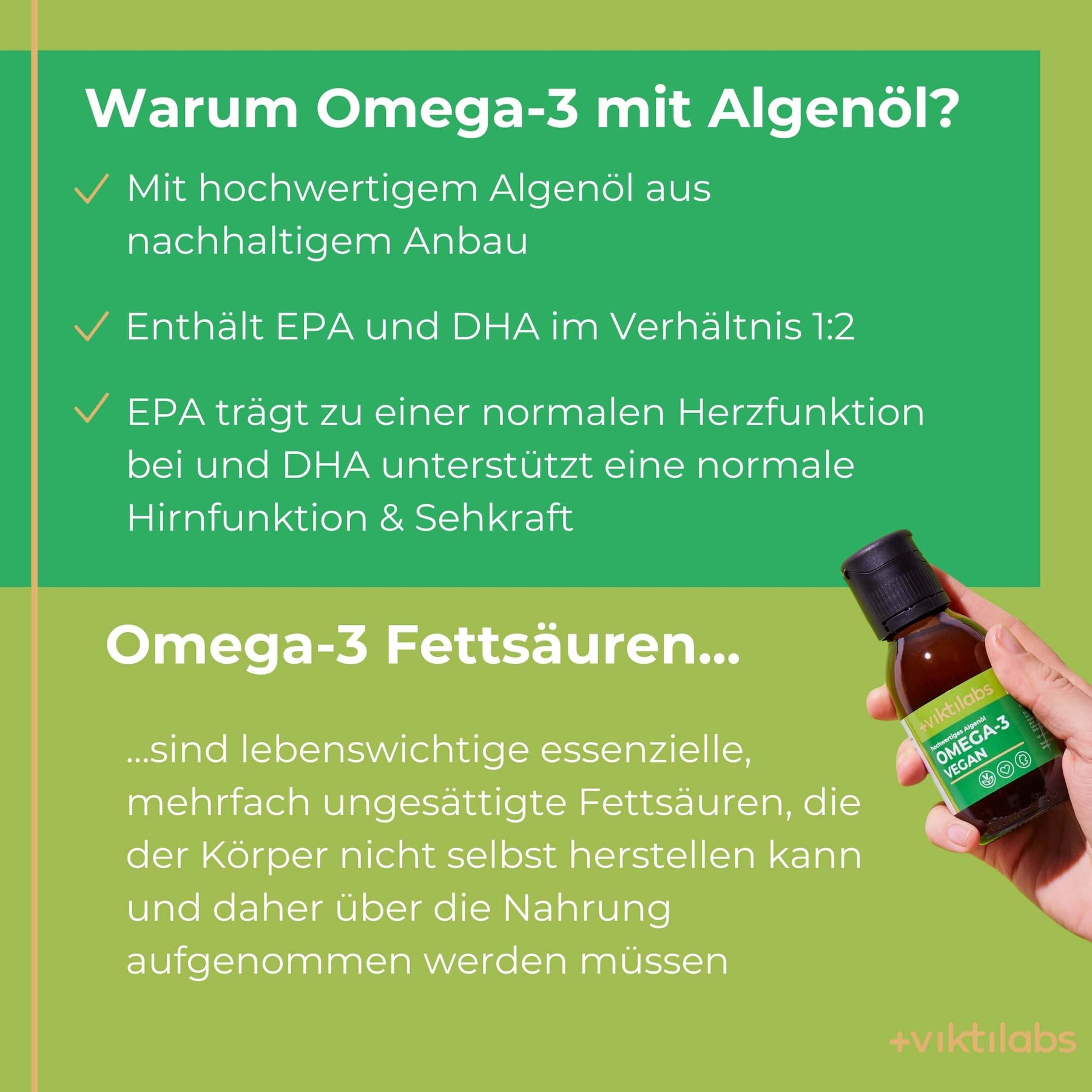 Oferta para Omega-3: Vegano con aceite de algas
