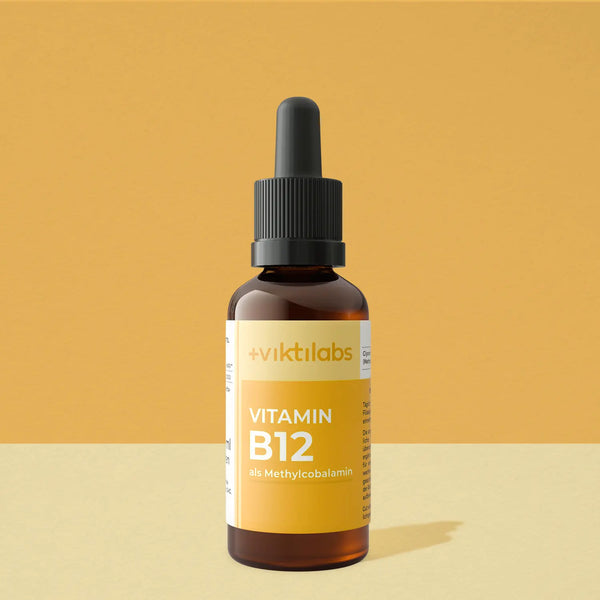 Gotas de vitamina B12: 500 µg en forma de metilcobalamina para aportar energía, fortalecer los nervios y combatir el cansancio.