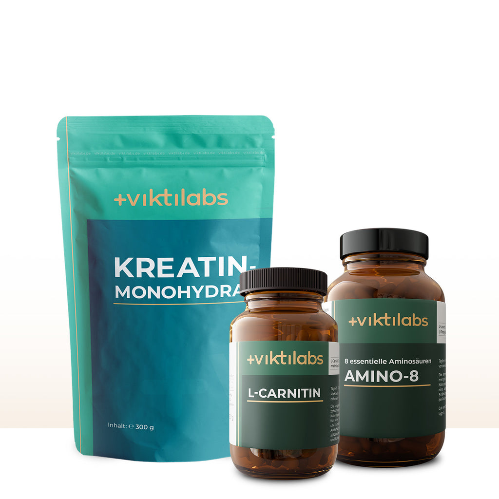 l carnitine l arginine l ornithine Muscle & Strength Bundle: Amino 8, Creatine, L-Carnitine