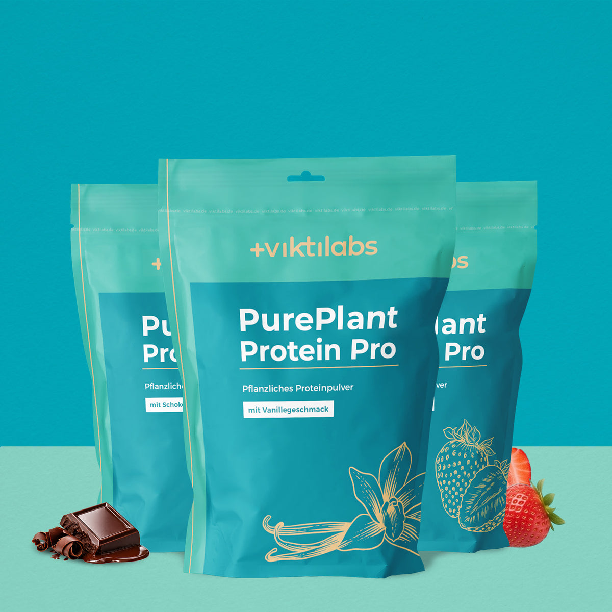 PurePlant Protein Pro: Rice & Pea Protein with Psyllium Husk, Acacia Fiber, L-Glutamine & Enzymes