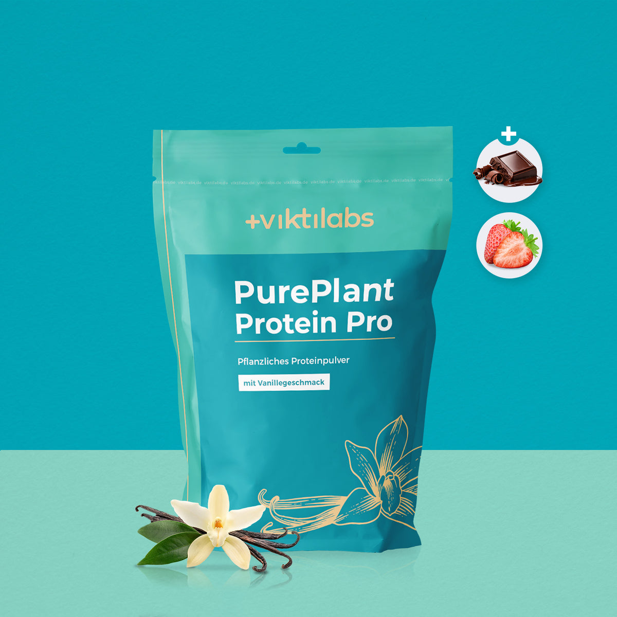 PurePlant Protein Pro: Rice & Pea Protein with Psyllium Husk, Acacia Fiber, L-Glutamine & Enzymes