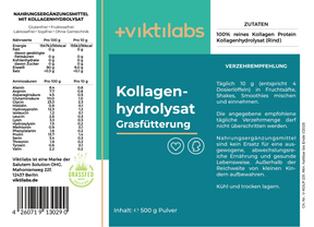 Oferta Colágeno de animales alimentados con hierba - proteína para un tejido conjuntivo fuerte 500g