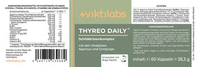 Oferta especial para Thyreo Daily: Todos los componentes esenciales para la producción de hormonas tiroideas (60 cápsulas)