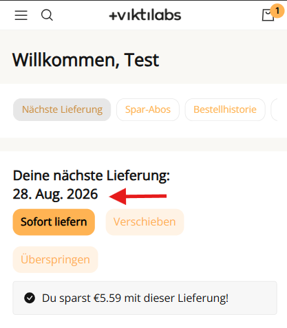 When will my delivery arrive – and when will I be charged?