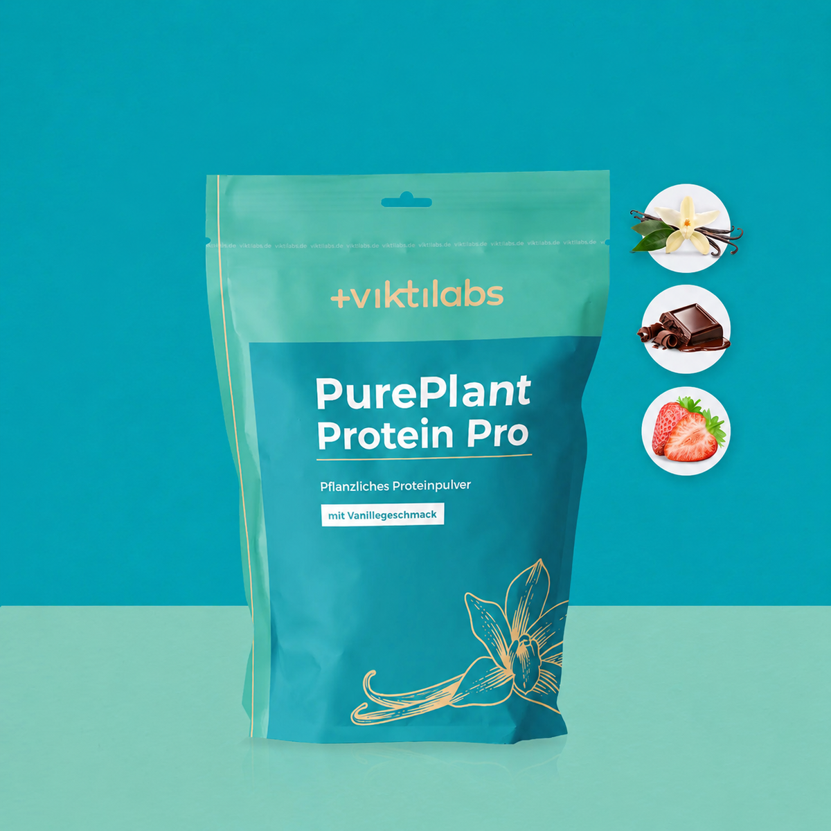 PurePlant Protein Pro: Rice & Pea Protein with Psyllium Husk, Acacia Fiber, L-Glutamine & Enzymes