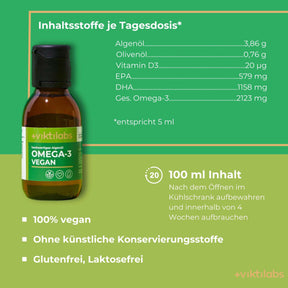 Oferta para Omega-3: Vegano con aceite de algas