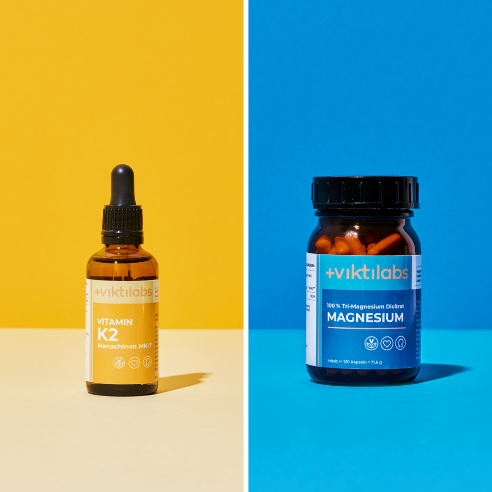 Oferta paquete vitamina K2 líquida y magnesio